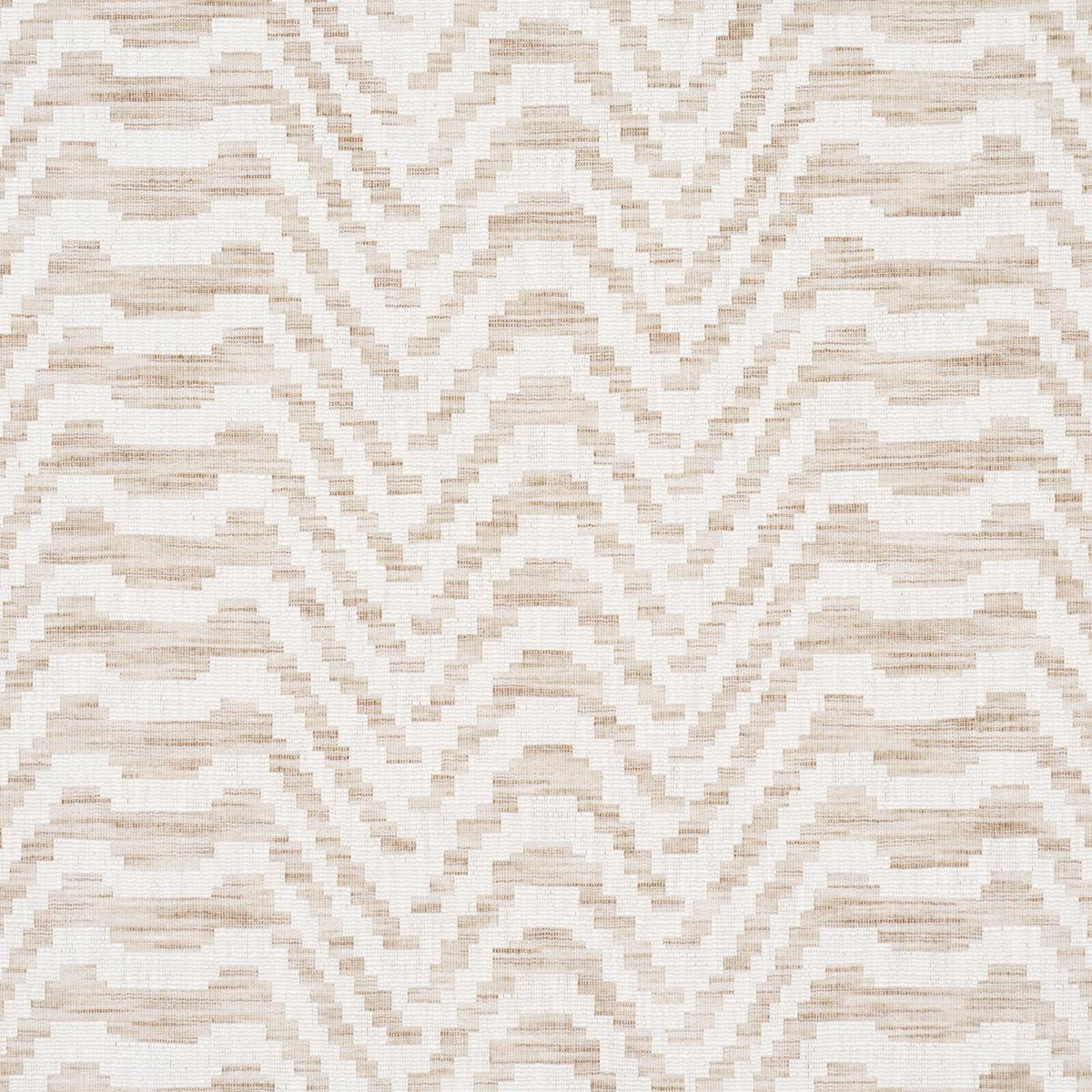 Schumacher Stepped Chevron Linen Fabric