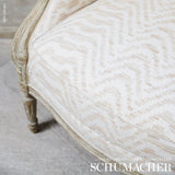 Schumacher Stepped Chevron Linen Fabric