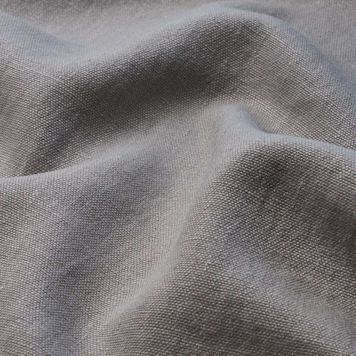 Schumacher Jumi Stonewashed Linen Stone Fabric