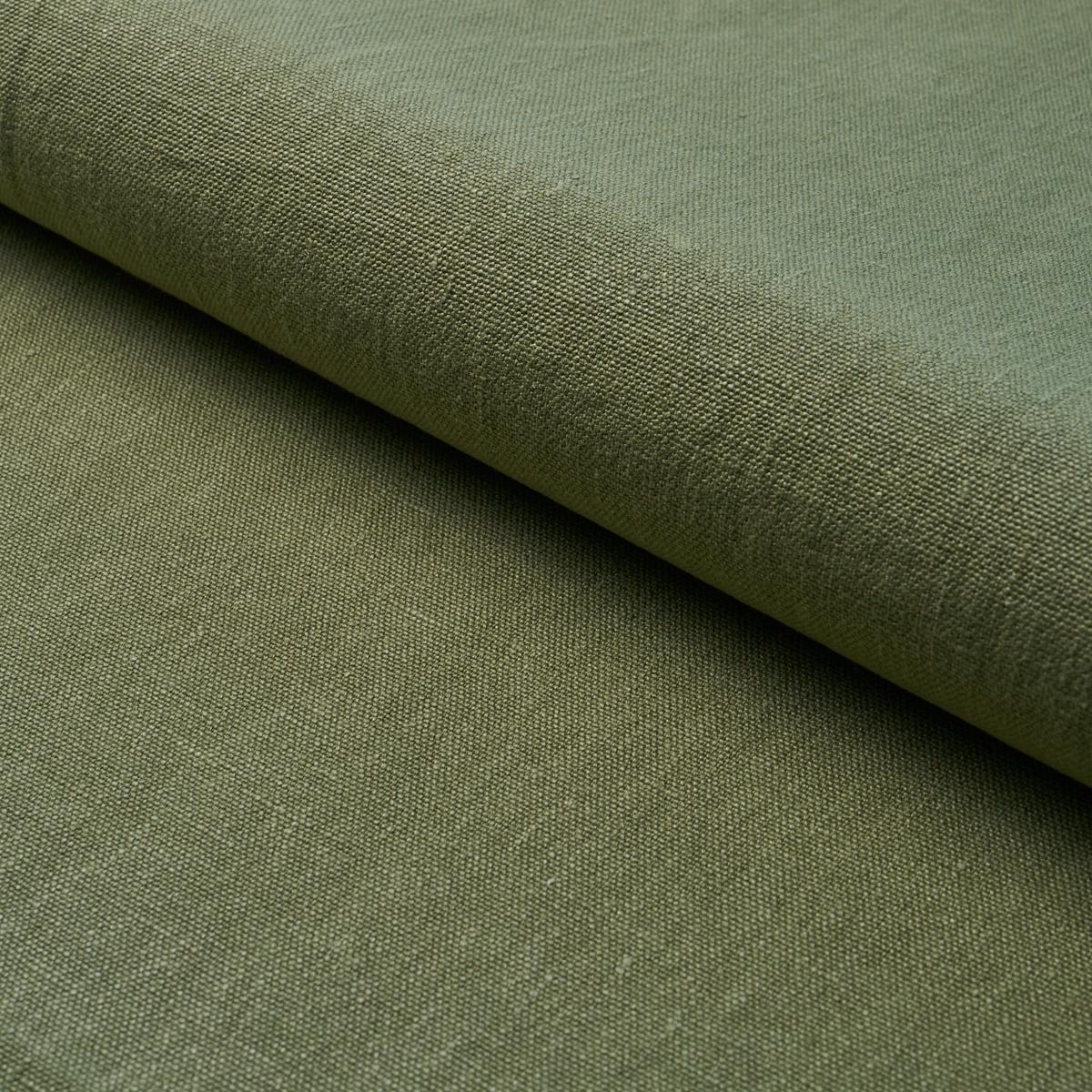 Schumacher Jumi Stonewashed Linen Sage Fabric
