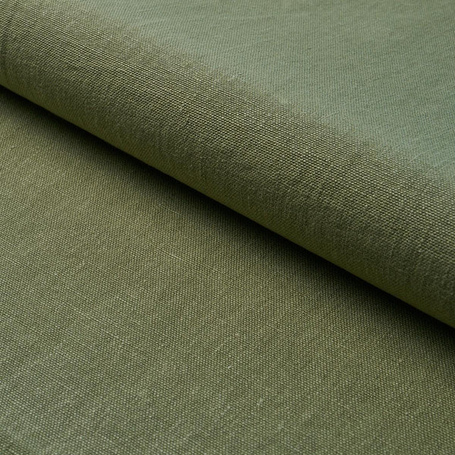 Schumacher Jumi Stonewashed Linen Sage Fabric