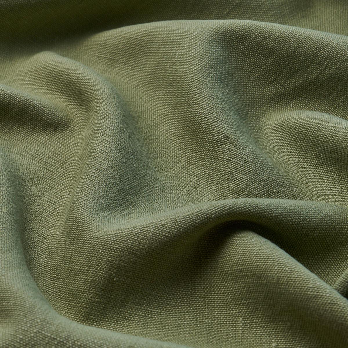 Schumacher Jumi Stonewashed Linen Sage Fabric
