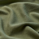 Schumacher Jumi Stonewashed Linen Sage Fabric
