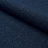 Schumacher Jumi Stonewashed Linen Navy Fabric