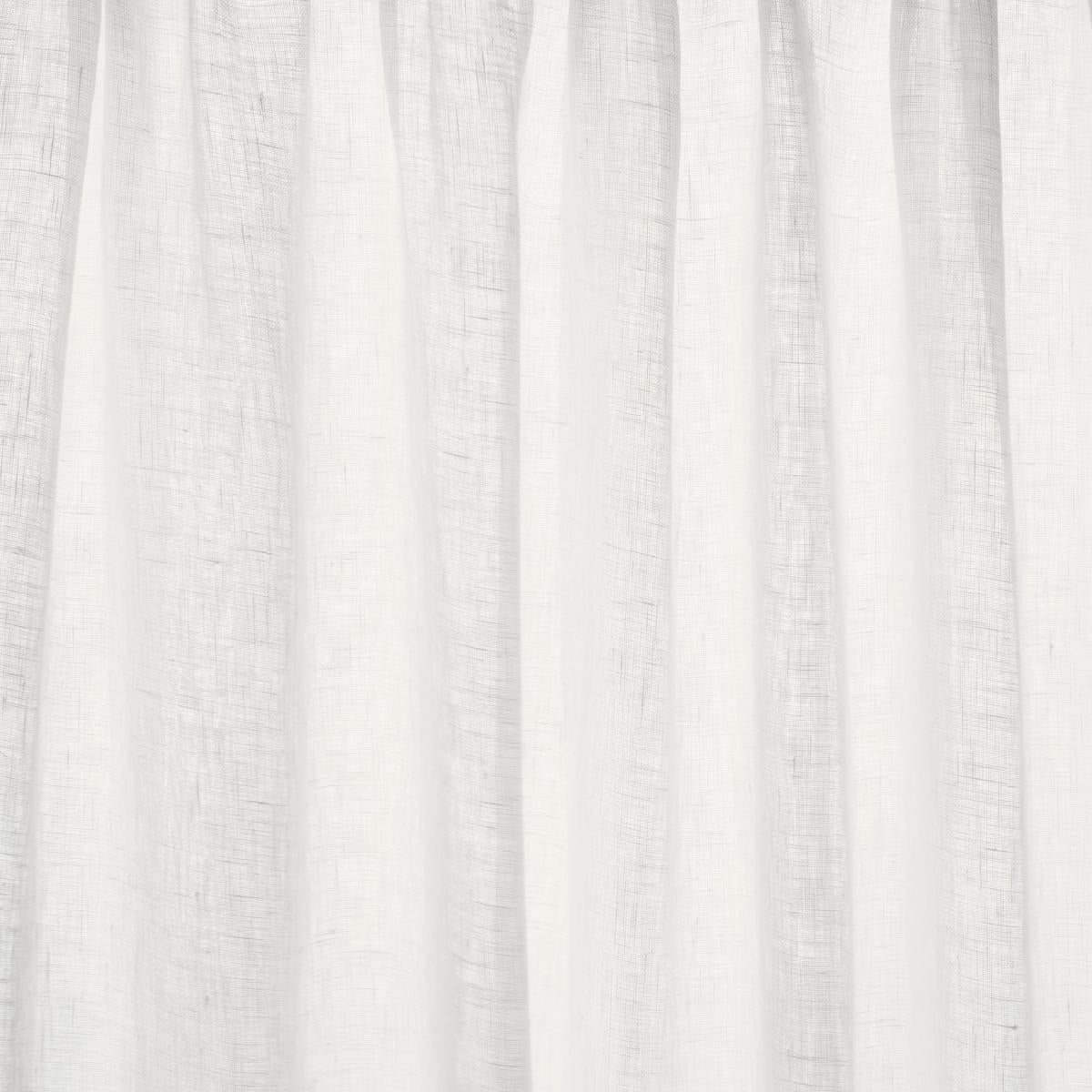 Schumacher Aya Sheer White Fabric