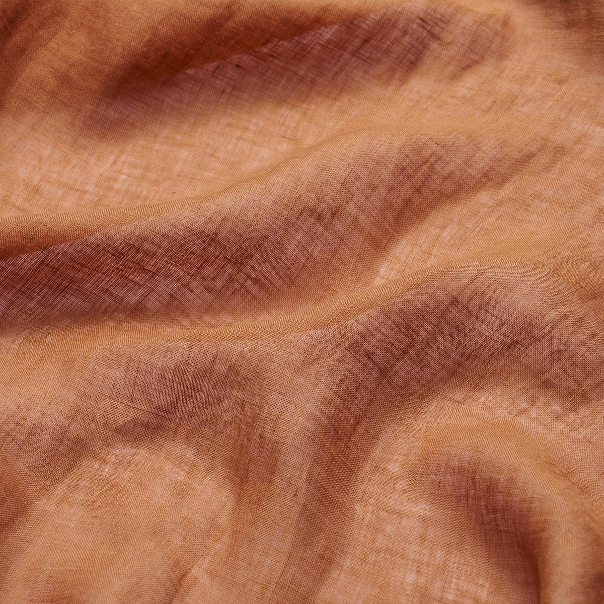 Schumacher Aya Sheer Rust Fabric