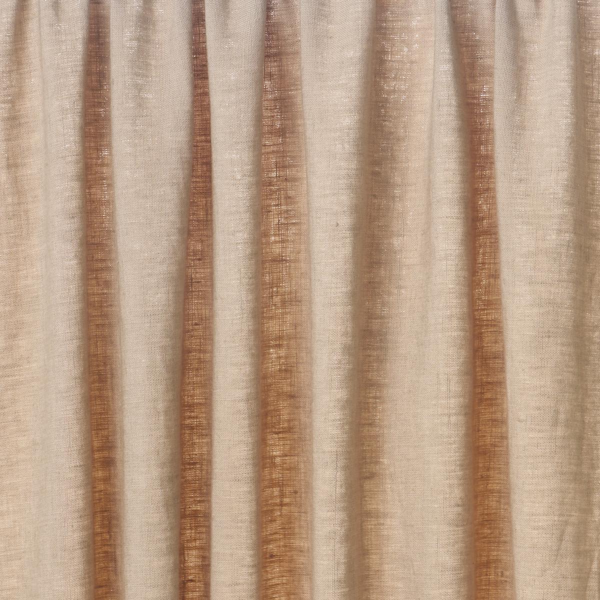 Schumacher Leslie Stonewashed Sheer Natural Fabric