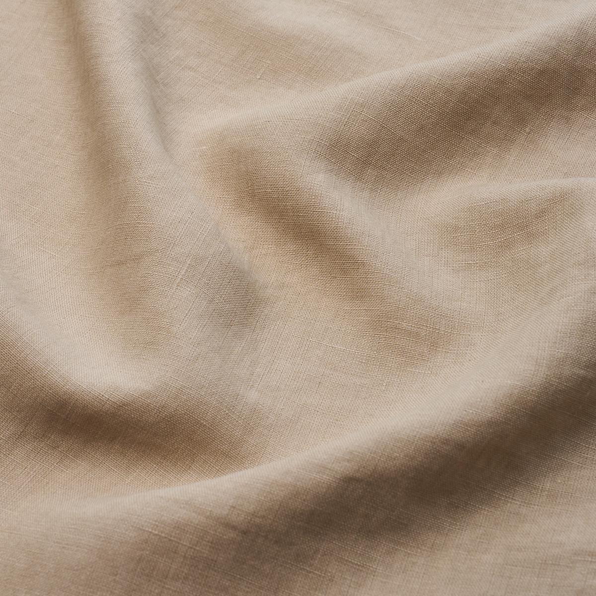 Schumacher Leslie Stonewashed Sheer Natural Fabric