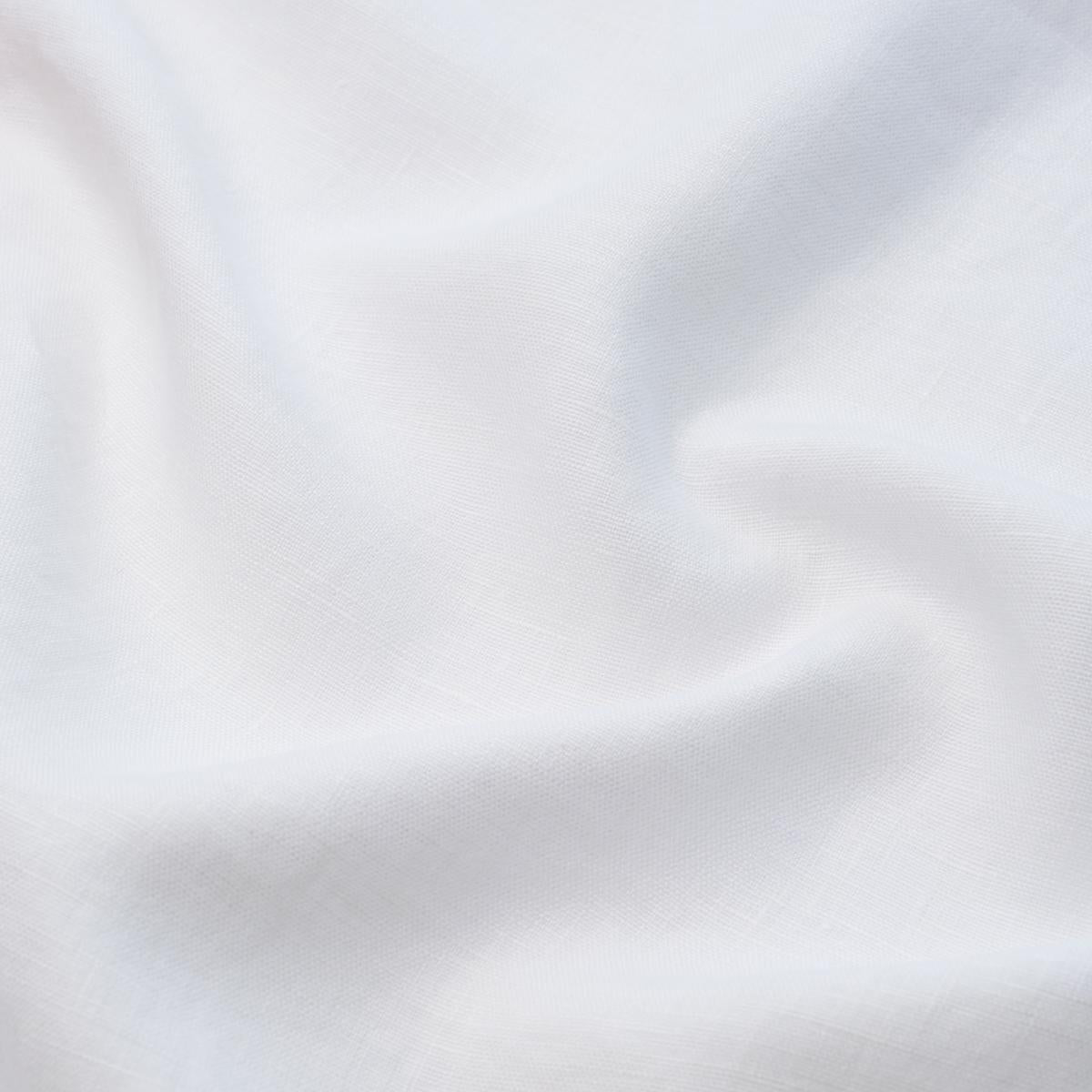 Schumacher Leslie Stonewashed Sheer White Fabric