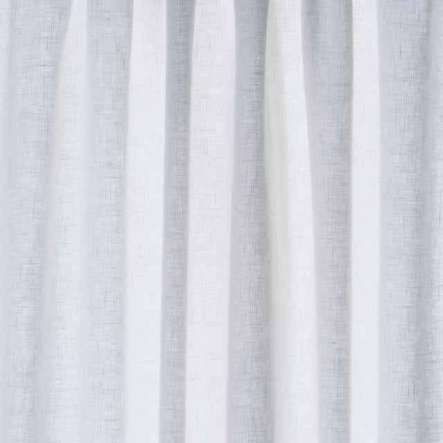 Schumacher Leslie Stonewashed Sheer White Fabric