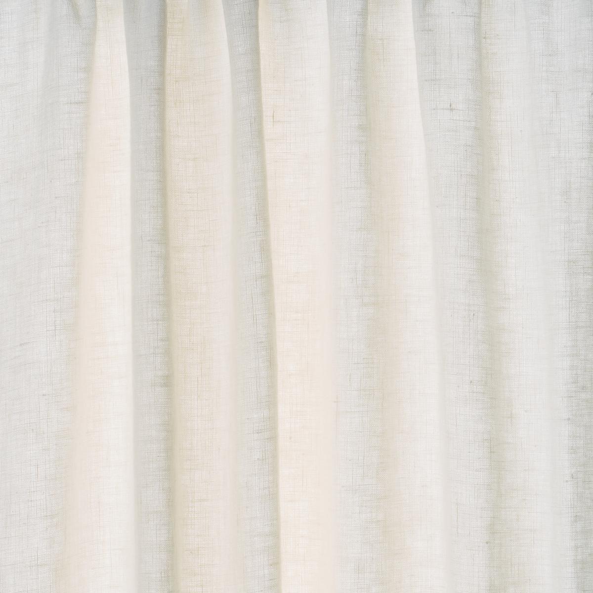 Schumacher Leslie Stonewashed Sheer Ivory Fabric