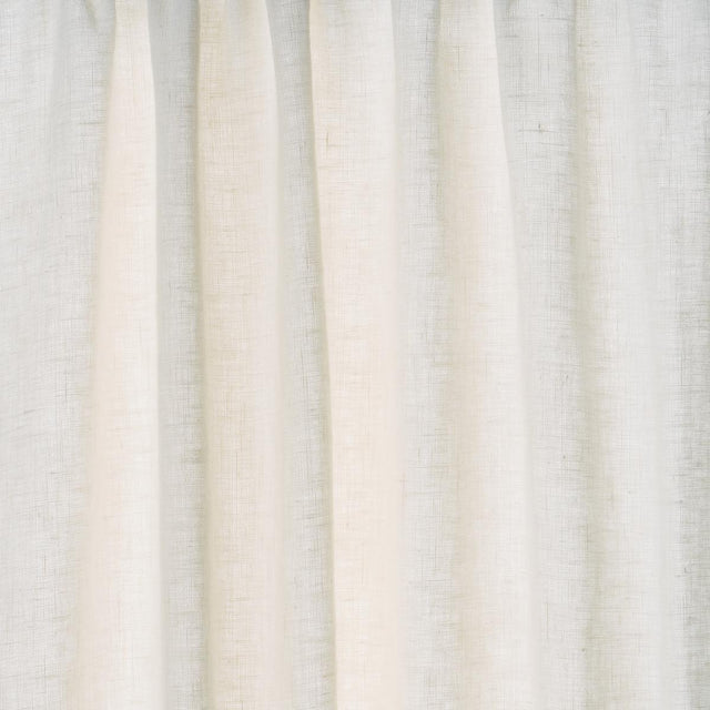 Schumacher Leslie Stonewashed Sheer Ivory Fabric