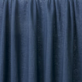 Schumacher Leslie Stonewashed Sheer Navy Fabric