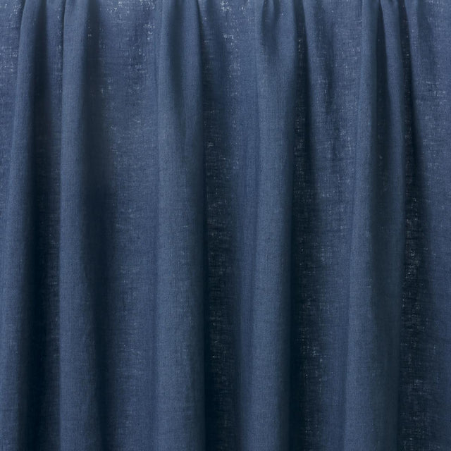 Schumacher Leslie Stonewashed Sheer Navy Fabric