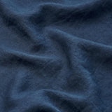 Schumacher Leslie Stonewashed Sheer Navy Fabric