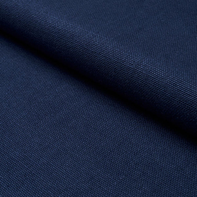 Schumacher Franc Linen Navy Fabric