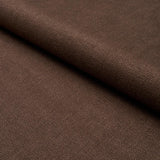 Schumacher Franc Linen Chocolate Fabric