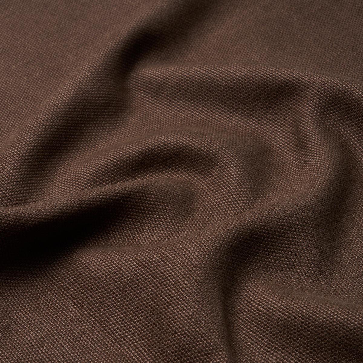 Schumacher Franc Linen Chocolate Fabric