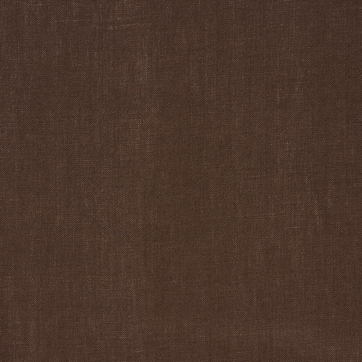 Schumacher Kai Linen Chocolate Fabric