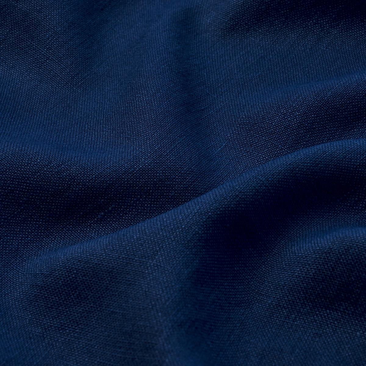 Schumacher Kai Linen Navy Fabric