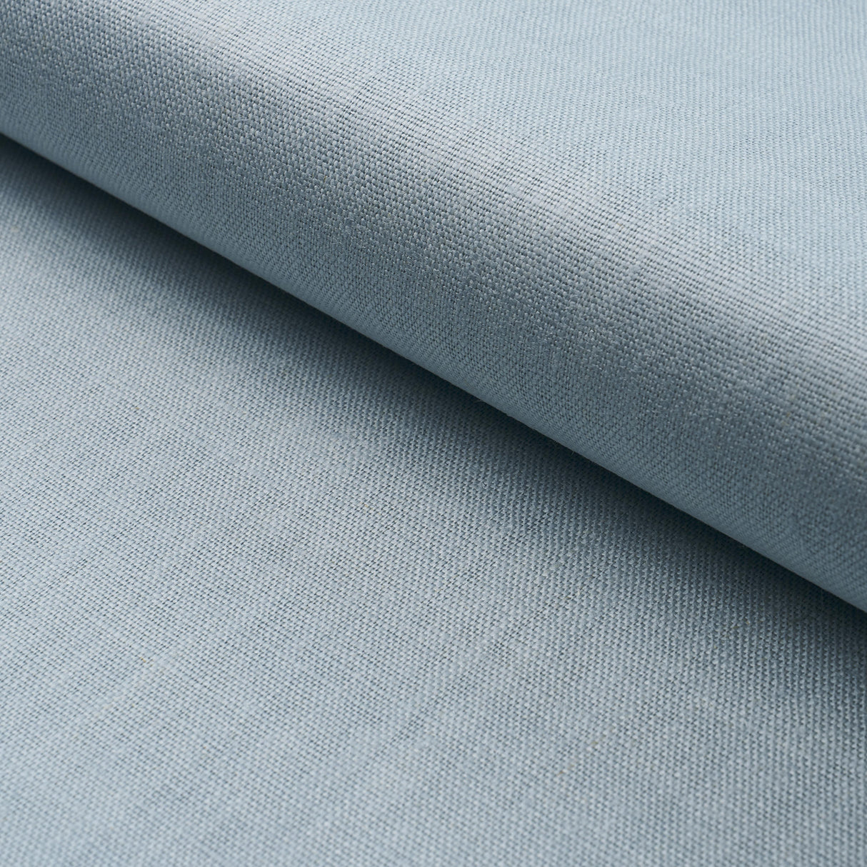 Schumacher Leo Glazed Linen Sky Fabric