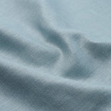 Schumacher Leo Glazed Linen Sky Fabric