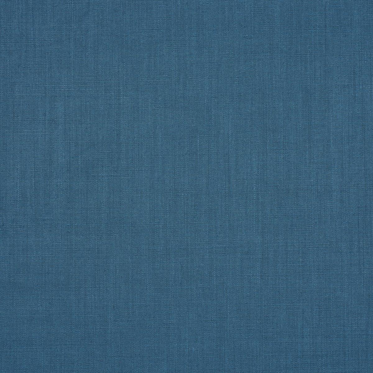 Schumacher Leo Glazed Linen Peacock Fabric