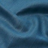 Schumacher Leo Glazed Linen Peacock Fabric