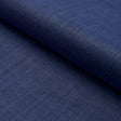 Schumacher Leo Glazed Linen Navy Fabric