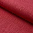 Schumacher Leo Glazed Linen Red Fabric