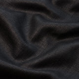 Schumacher Leo Glazed Linen Black Fabric