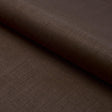 Schumacher Leo Glazed Linen Chocolate Fabric