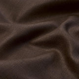 Schumacher Leo Glazed Linen Chocolate Fabric
