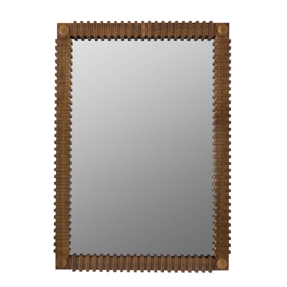NOIR Rift Mirror Teak