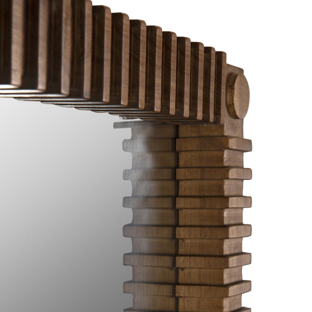 NOIR Rift Mirror Teak