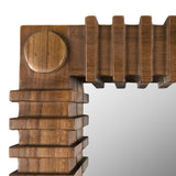 NOIR Rift Mirror Teak