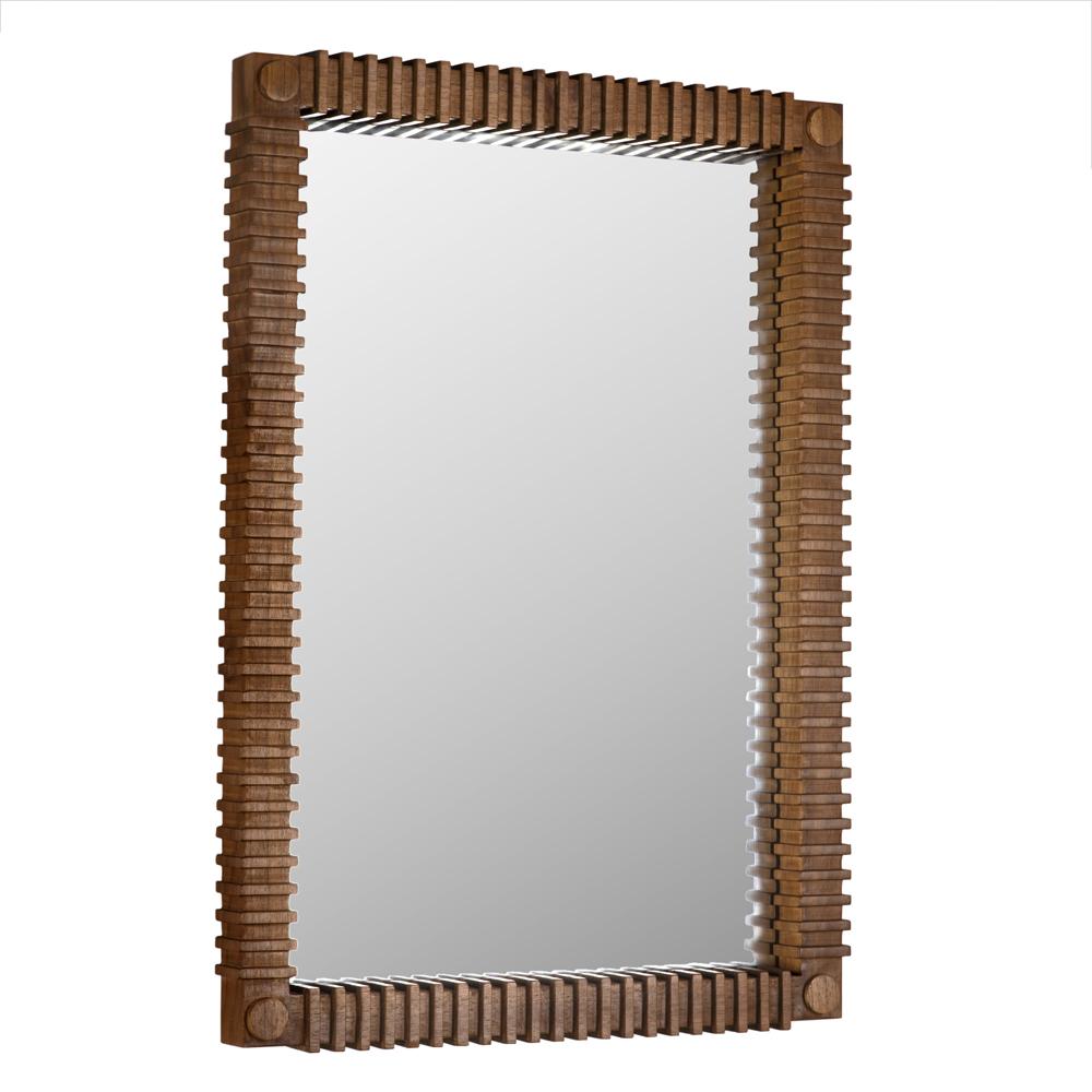 NOIR Rift Mirror Teak