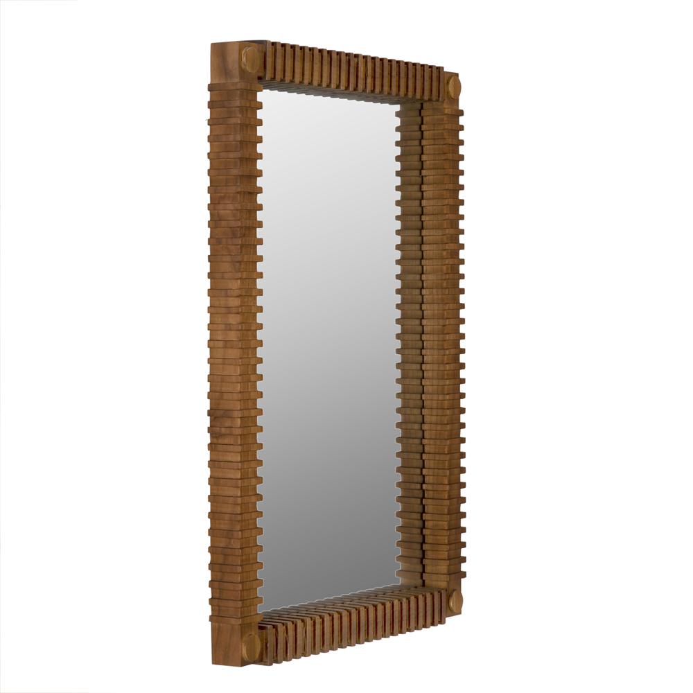 NOIR Rift Mirror Teak