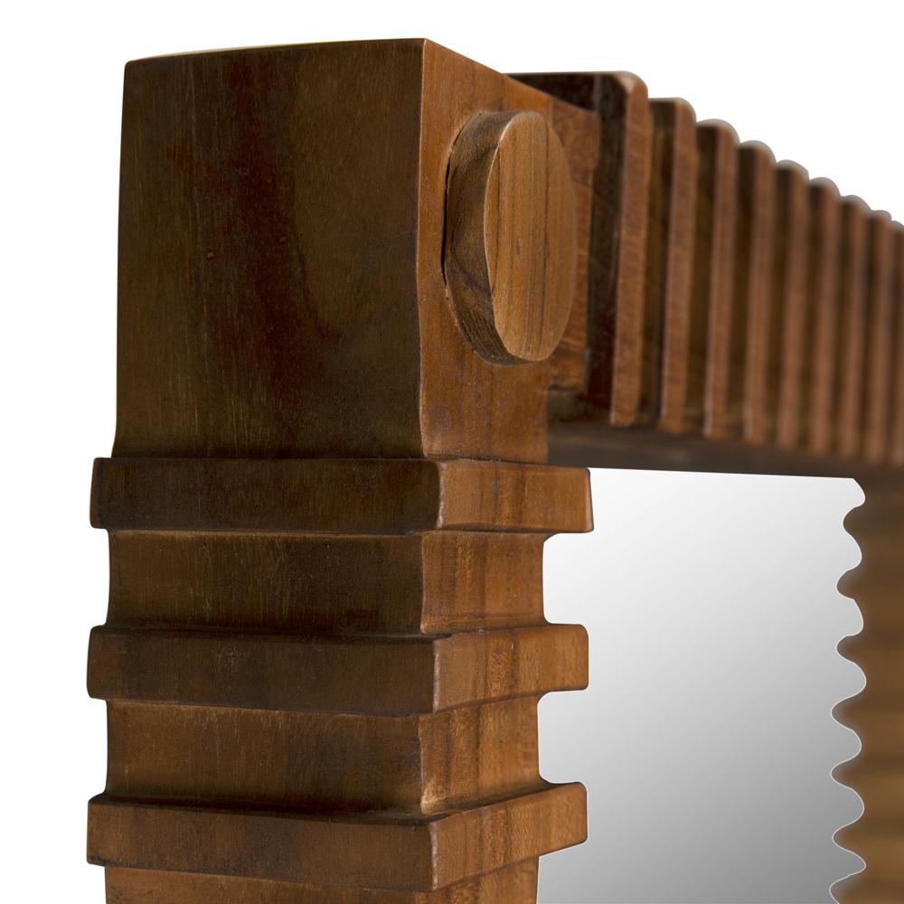 NOIR Rift Mirror Teak