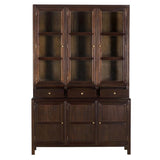 NOIR Colonial Hutch Hand Rubbed Brown