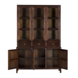 NOIR Colonial Hutch Hand Rubbed Brown
