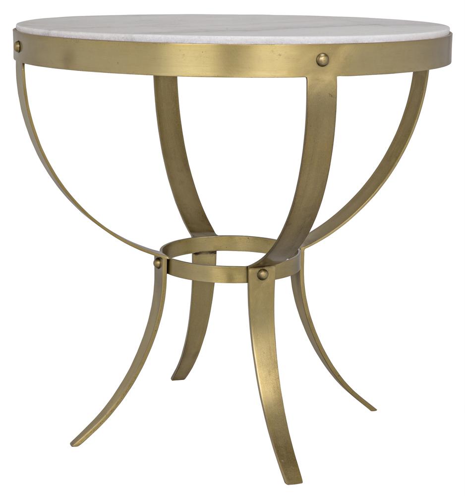 NOIR Byron Side Table Antique Brass