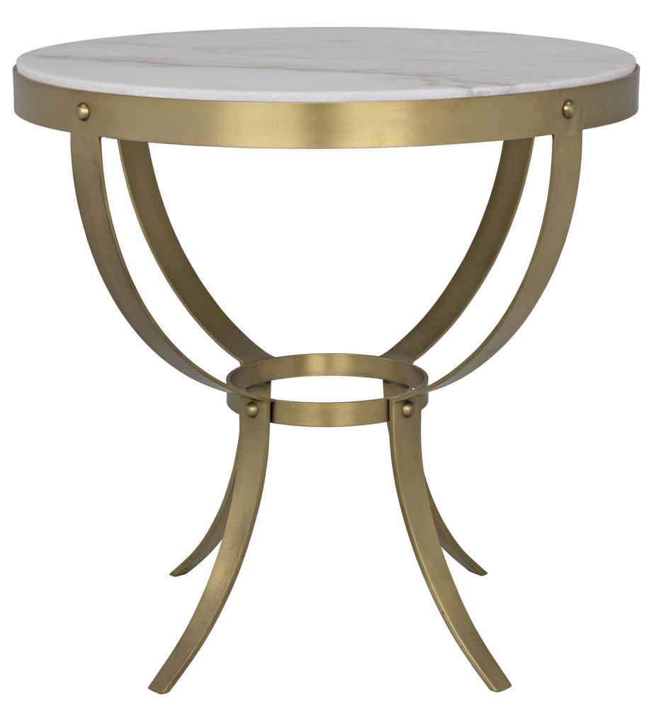 NOIR Byron Side Table Antique Brass