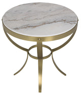 NOIR Byron Side Table Antique Brass