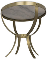 NOIR Byron Side Table Antique Brass