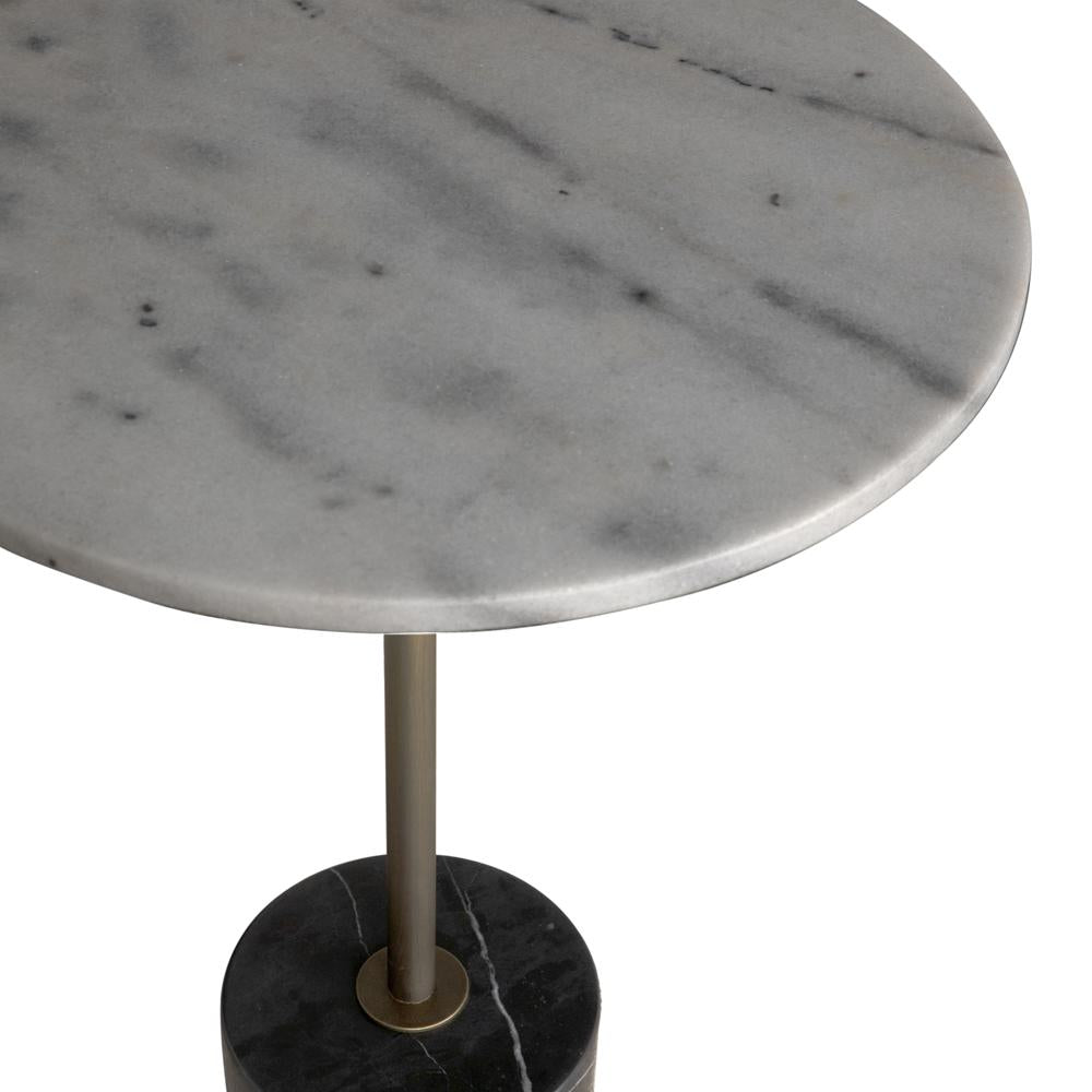 NOIR Santosha Side Table with Stone Top