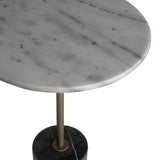 NOIR Santosha Side Table with Stone Top