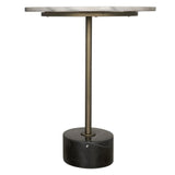 NOIR Santosha Side Table with Stone Top