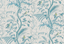 Brunschwig & Fils BIRD AND THISTLE AQUA Wallpaper