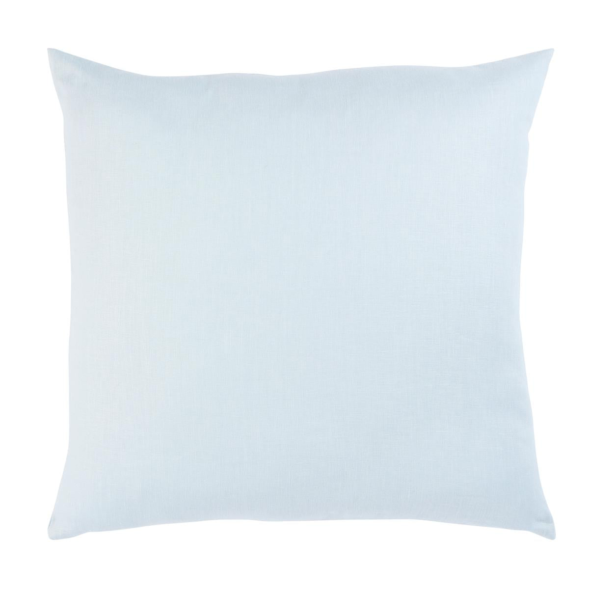 Schumacher Ciel 22" x 22" Lange Glazed Linen Pillow